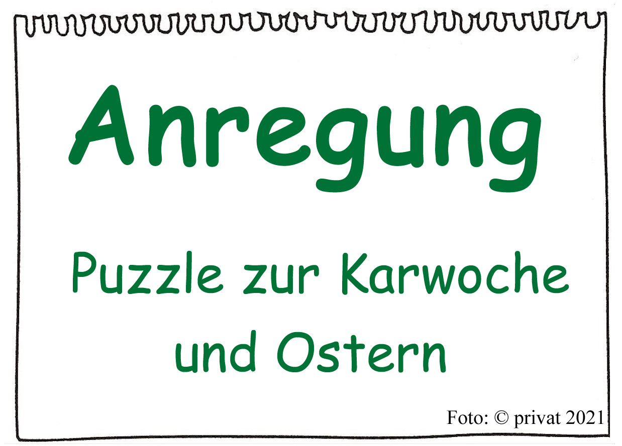 03_Karwoche Ostern_Puzzle (c) GdG-Himmelsleiter.de