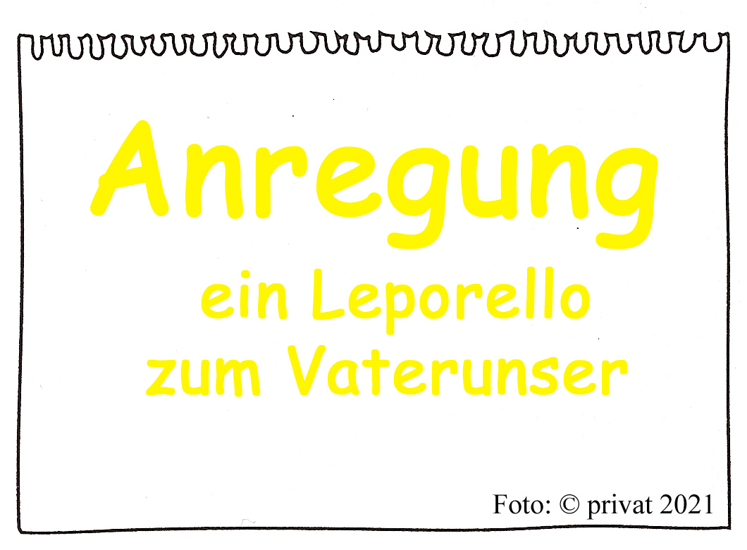 Leporello zum Vaterunser (c) GdG-Himmelsleiter.de