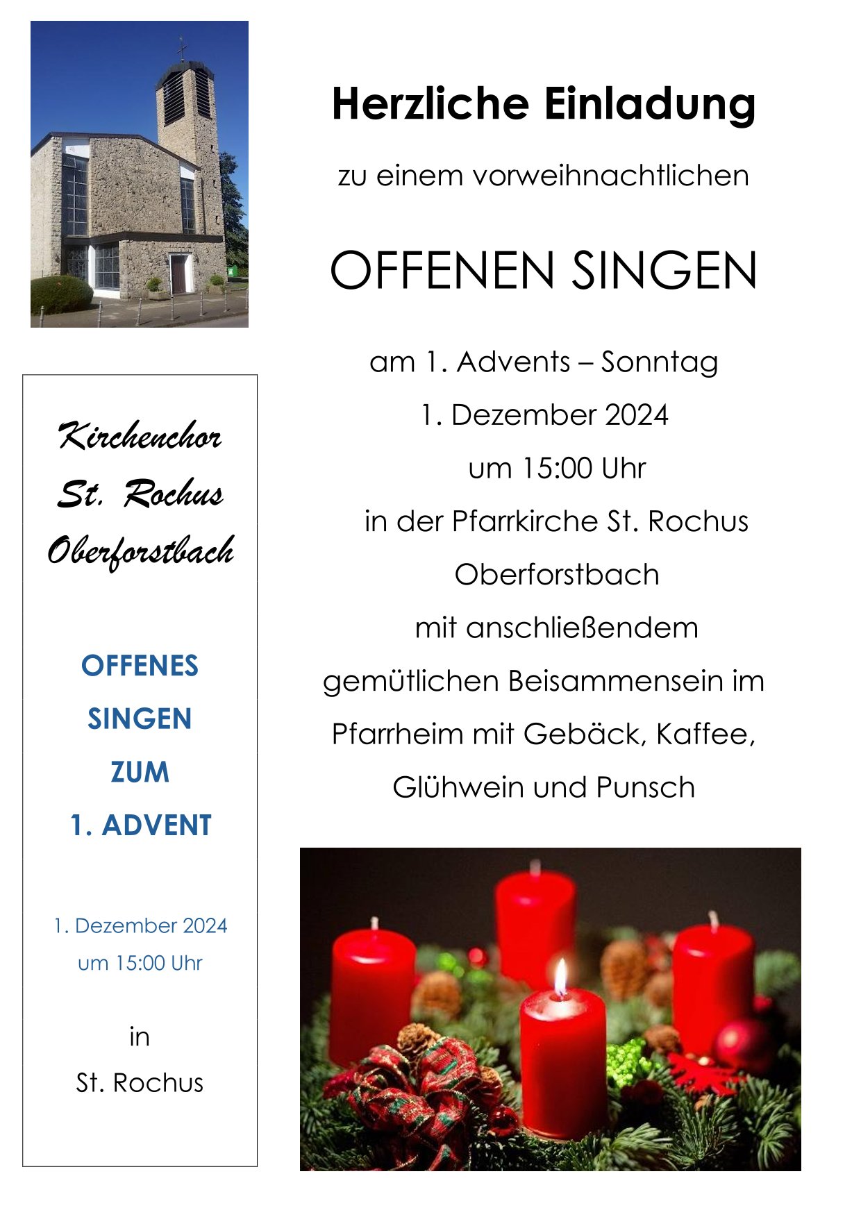 OberFbach singen (c) Kirchenchor St Rochus