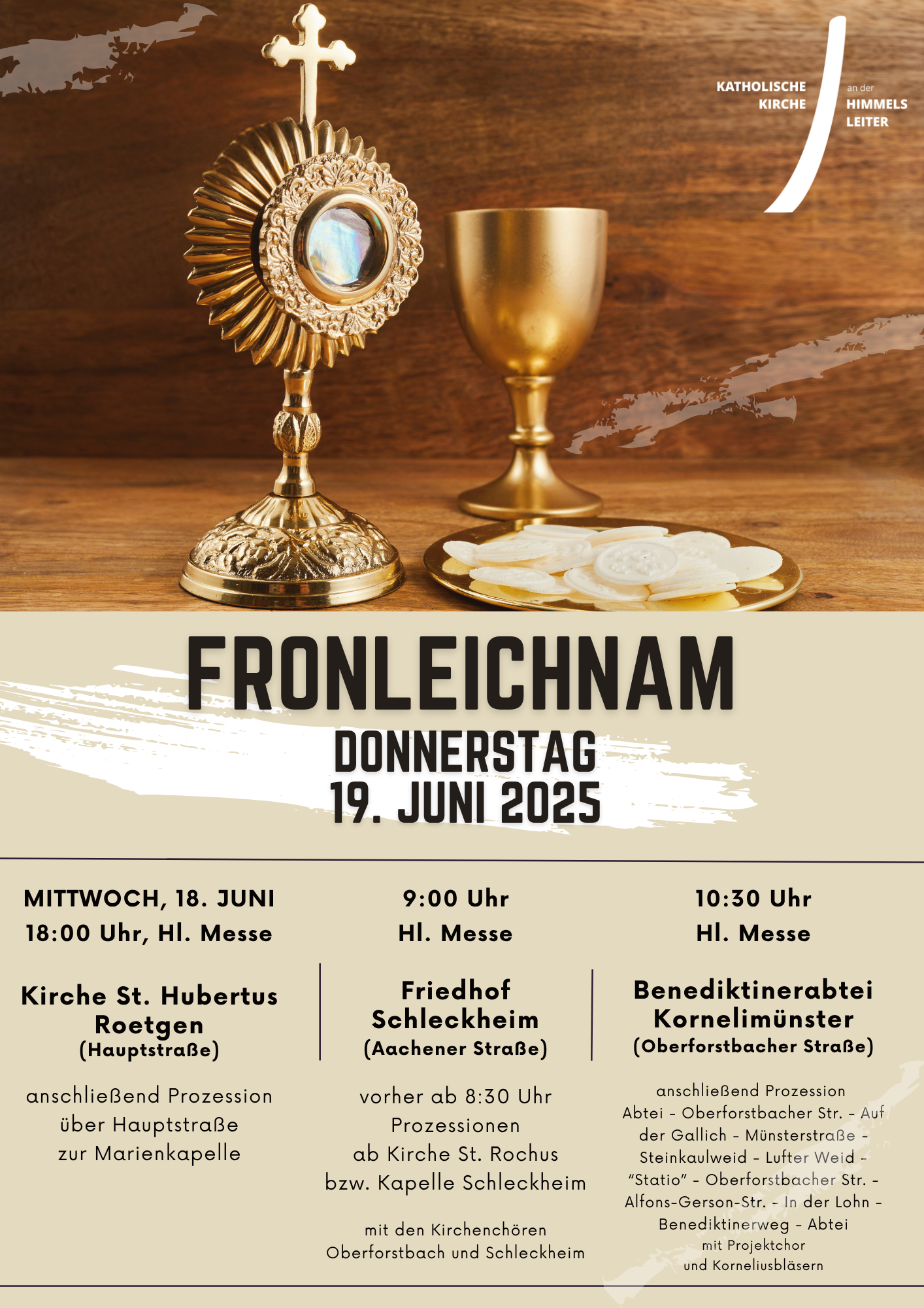 Fronleichnam 2025 mit neuem Weg (c) SB