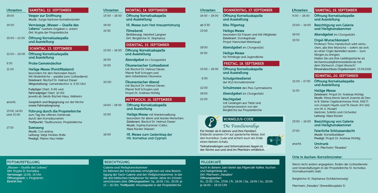 Programm Oktav Übersicht (c) Grafik Design Neuner