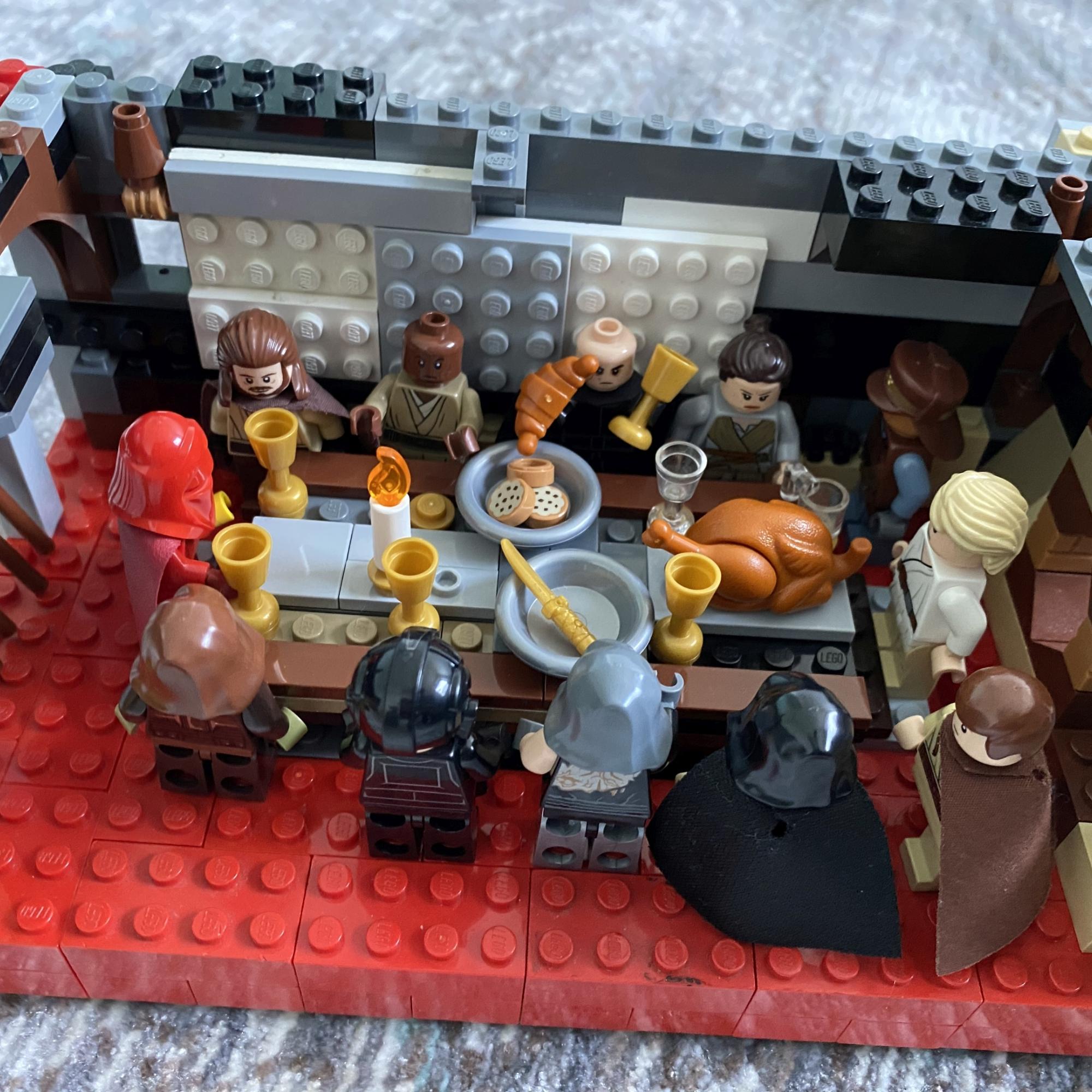 Eine tolle Idee hat uns Theo geschickt: das letzte Abendmahl hat er mit Lego dargestellt