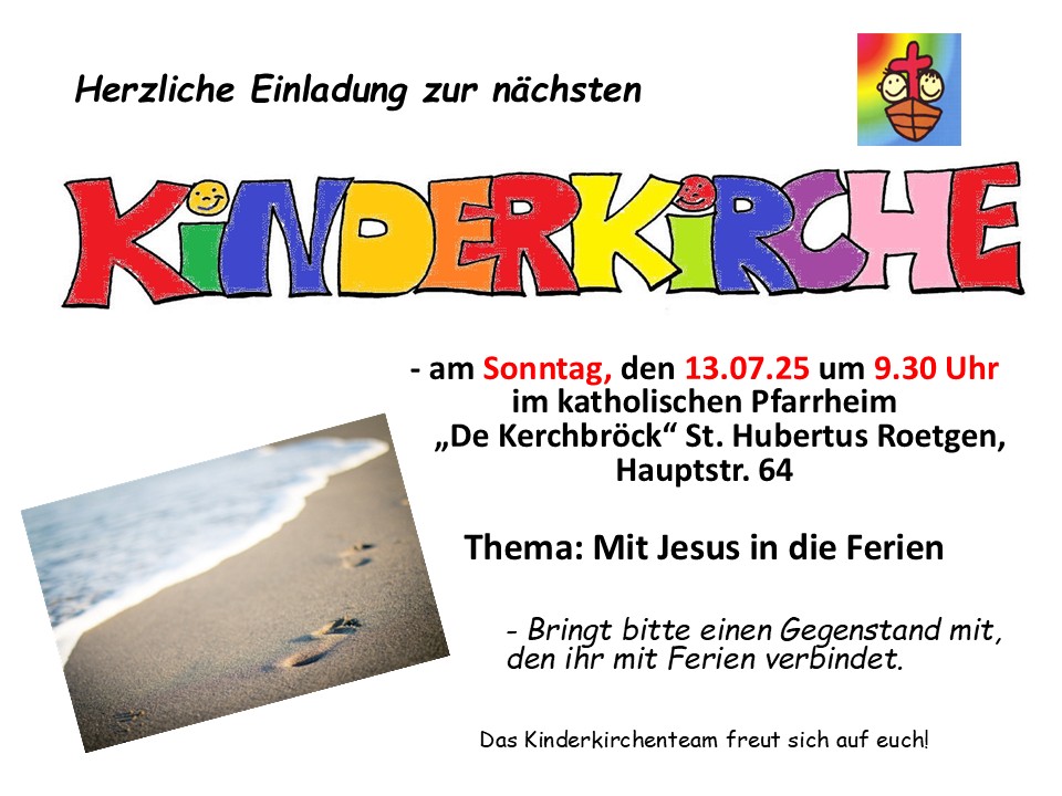 Kinderkirche St Hubertus Juli25 Sommerferien (c) R. Alpmann