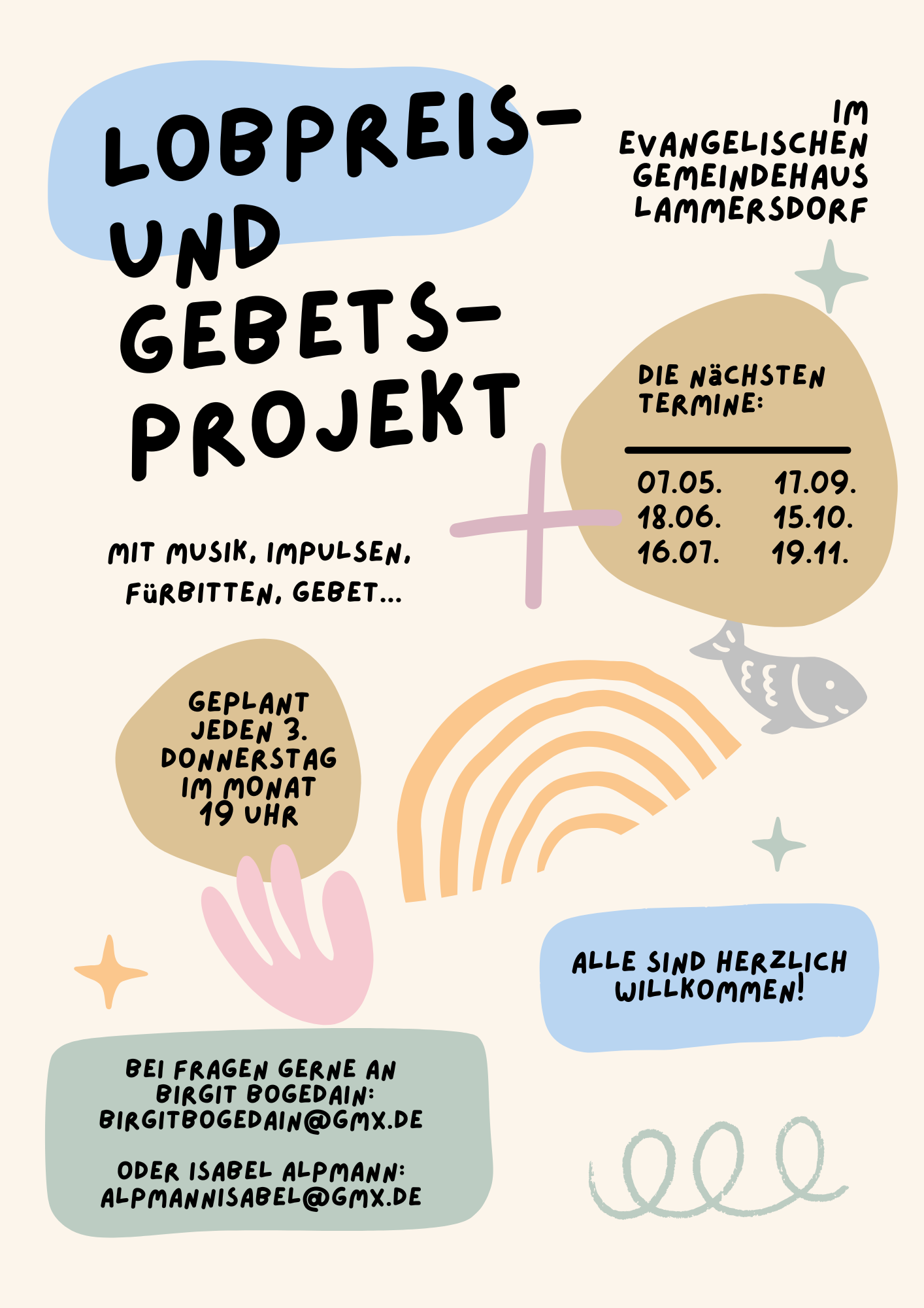 Lobpreistermine Flyer (002) (c) I. Alpmann