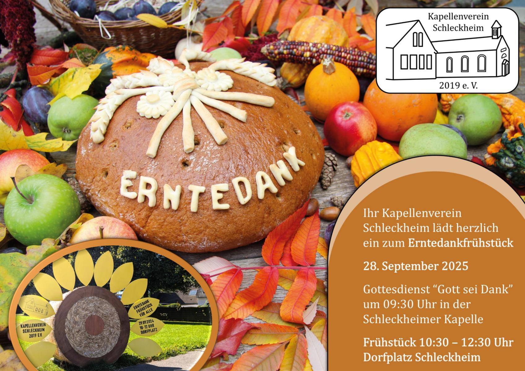 SCHL_250720_Plakat Erntedankfrühstück 2025_v01_pb (c) Kapellenverein Schleckheim 2019 e.V.