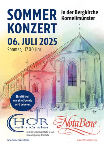 Sommerkonzert-2025 Plakat (c) VRK