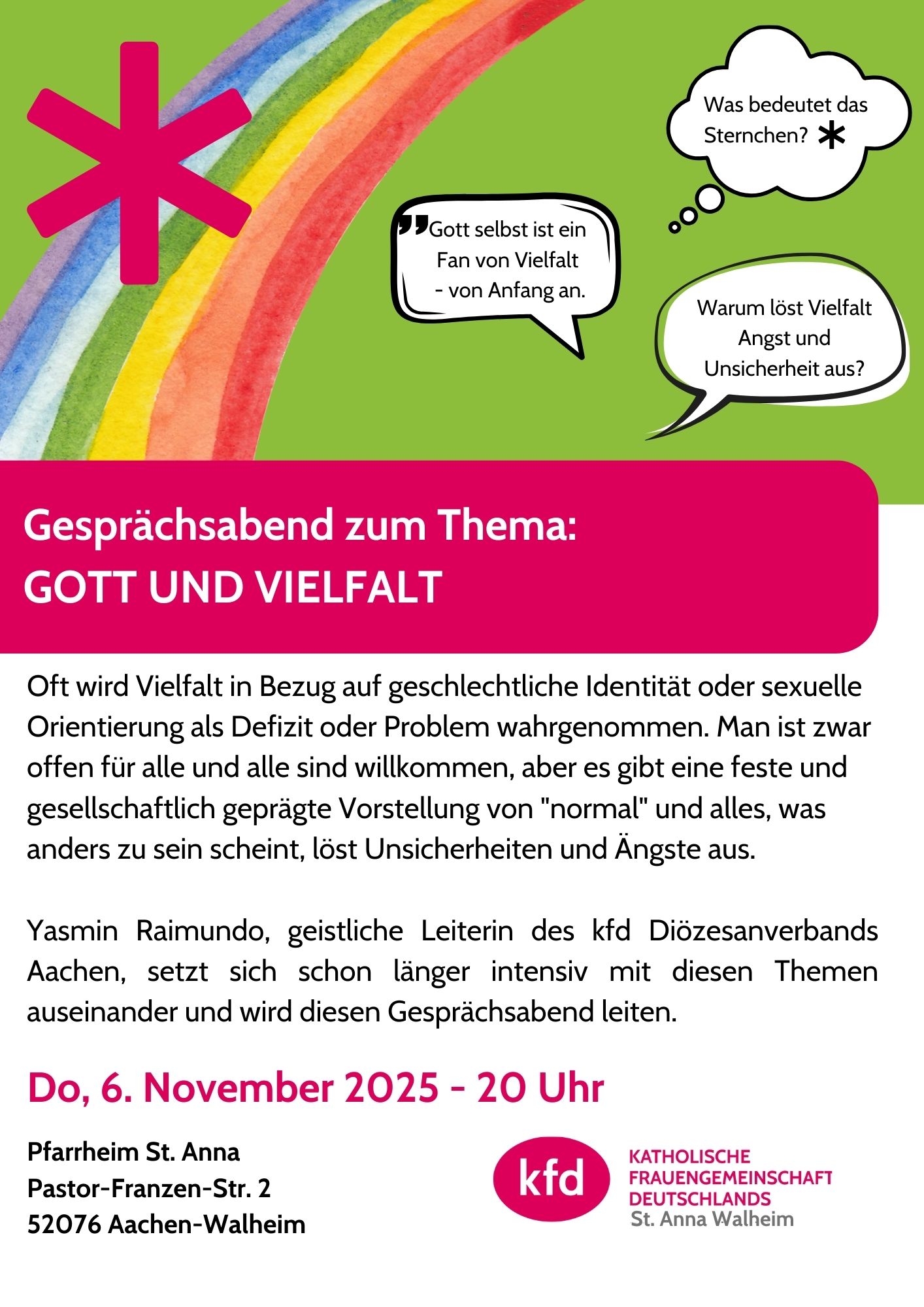 WAL_kfd Gesprächsabend Vielfalt (c) kfd St Anna